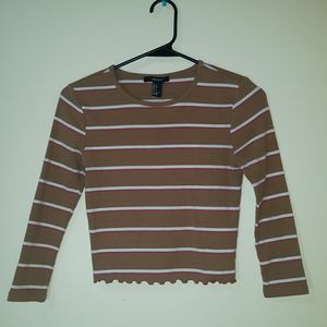 Forever21- Cropped Quarter Sleeve Top